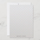 ブルーベージュベアーボーイベビーシャワー招待状 招待状 (裏面)