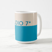 ブルーベージュ – ナチュラルシリーズ コーヒーマグカップ (正面右)