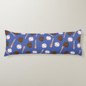 ブルーベースボールスポーツテーマ抱き枕 ボディピロー (正面)