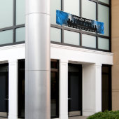 ブルーベースボールダグアウトバナースポーツチーム 横断幕 (ビルの外側)