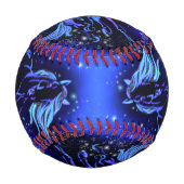 ブルーベースボールホースランニングズアットスターリーナイト 野球ボール (裏面)