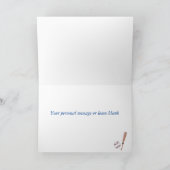 ブルーベースボール誕生日 カード (内部)