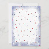 ブルーベースボール1stバースデーパーティの招待状 招待状 (裏面)