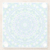 ブルーベースマンダラ ガラスコースター (裏面)