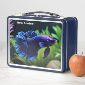ブルーベータ魚 メタルランチボックス (インサイチュ)