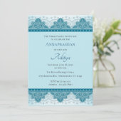 ブルーペイズリーアンナパラシャン | First Rice 招待状 (スタンド正面)