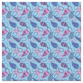 ブルーペイズリー ファブリック (クローズアップ)