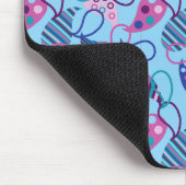 ブルーペイズリー マウスパッド (コーナー)