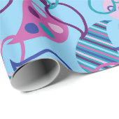 ブルーペイズリー ラッピングペーパー (ロールコーナー)