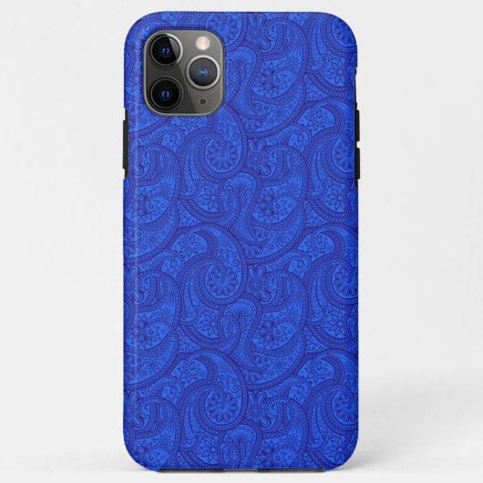 ブルーペイズリー Case-Mate iPhoneケース (裏面)