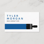 ブルーペイントブラシのペインタデレーター 名刺 (正面)