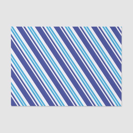 ブルーペパーミントストライプ 薄葉紙 (正面)