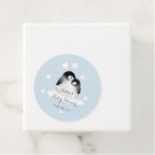 ブルーペンギン赤ちゃんシャワー フェイバータグ (インサイチュ)