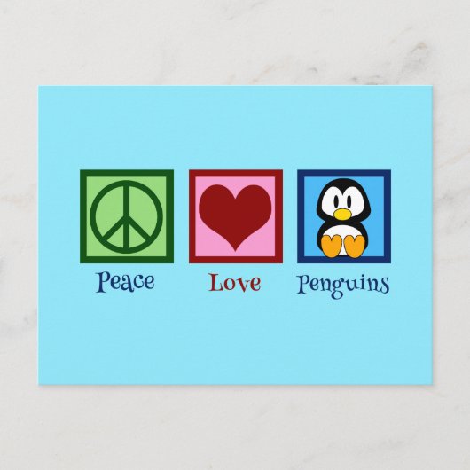 ブルーペンギン ポストカード (正面)