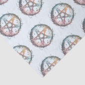 ブルーペンタグラムウィッチクラフトライトブルーハロウィーン 薄葉紙 (詳細)