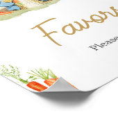 ブルーペーターラビットベイビーシャワーが好き ポスター (角)