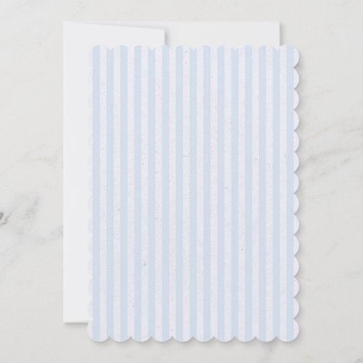 ブルーペーターラビットベイビーシャワーボーイ招待状 招待状 (裏面)