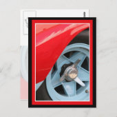 ブルーホイールとノックオフ ポストカード (正面/裏面)