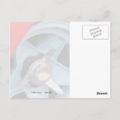 ブルーホイールとノックオフ ポストカード (裏面)