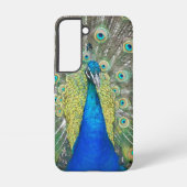 ブルーホウの羽の羽根 SAMSUNG GALAXYケース (裏面)