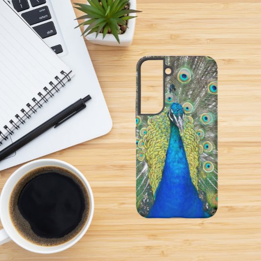 ブルーホウの羽の羽根 SAMSUNG GALAXYケース
