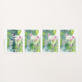 ブルーホエールと満月 ヨガマット (裏面(横))