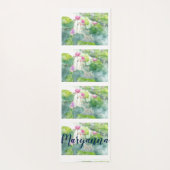 ブルーホエールと満月 ヨガマット (裏面)