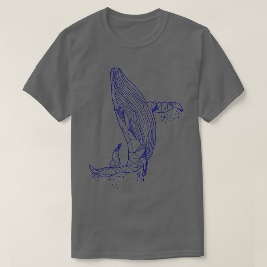 ブルーホエールクジラ69 Tシャツ (デザイン正面)