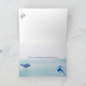 ブルーホエールクラゲ暖かいウィッシュビーチ シーズンカード (内部)