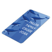 ブルーホエールクルーズキャビンのドアマーカー マグネット (左側)