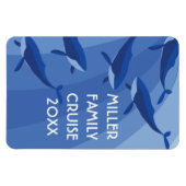 ブルーホエールクルーズキャビンのドアマーカー マグネット (横)