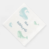 ブルーホエールグリーンパステル海フィッシュバースデーパーティー (コーナー)