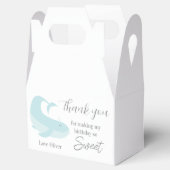 ブルーホエールグリーンパステル誕生日パーティーありがとう フェイバーボックス (オープン)