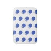 ブルーホエールシープラップバスルーム子供バスマット バスマット (正面縦)