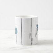 ブルーホエールシ航海のプラップ素朴 コーヒーマグカップ (中央)