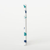 ブルーホエールテールウェーブシーアニマル海マリン SAMSUNG GALAXYケース (右側)