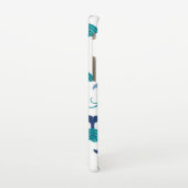 ブルーホエールテールウェーブシーアニマル海マリン SAMSUNG GALAXYケース (左側)