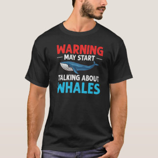 ブルーホエールテールザトウクジラ引用文右Anima Tシャツ