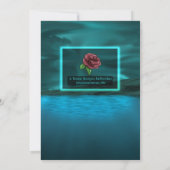 ブルーホエールバースデーパーティー 招待状 (裏面)