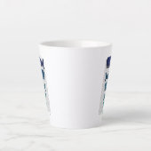 ブルーホエールファミリー カフェラテマグ (正面)