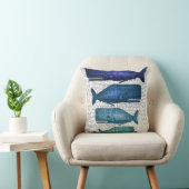 ブルーホエールファミリー クッション (椅子)