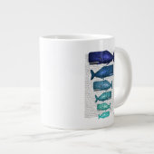 ブルーホエールファミリー ジャンボコーヒーマグカップ (正面右)