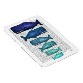 ブルーホエールファミリー マグネット (右側)