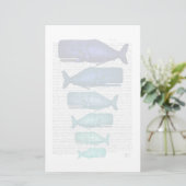 ブルーホエールファミリー 便箋 (スタンド正面)