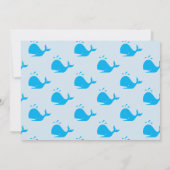 ブルーホエールボーイズ写真誕生日パーティー 招待状 (裏面)