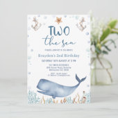 ブルーホエールボーイズ2海の第2の誕生日 招待状 (スタンド正面)