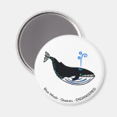 ブルーホエールマグネット マグネット (正面/裏面)