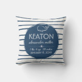 ブルーホエー航海のル男の赤ちゃん誕生 クッション (正面)