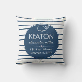 ブルーホエー航海のル男の赤ちゃん誕生 クッション