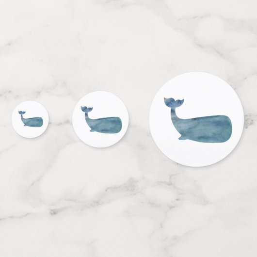 ブルーホエー航海のル絵画のパーティー紙吹雪 コンフェッティ (正面)